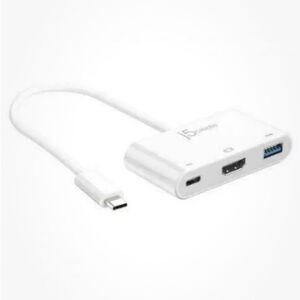 White USB-C Adapter